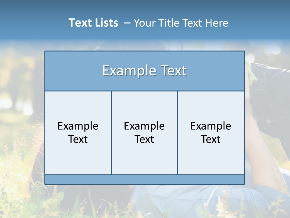 Beautiful Lifestyle Joy PowerPoint Template