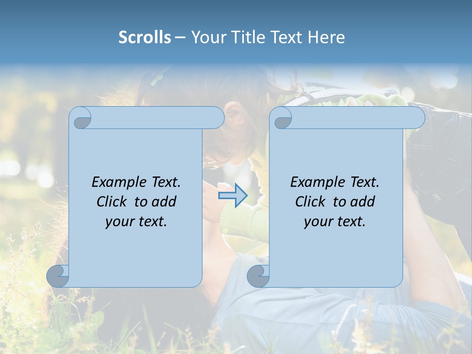 Beautiful Lifestyle Joy PowerPoint Template