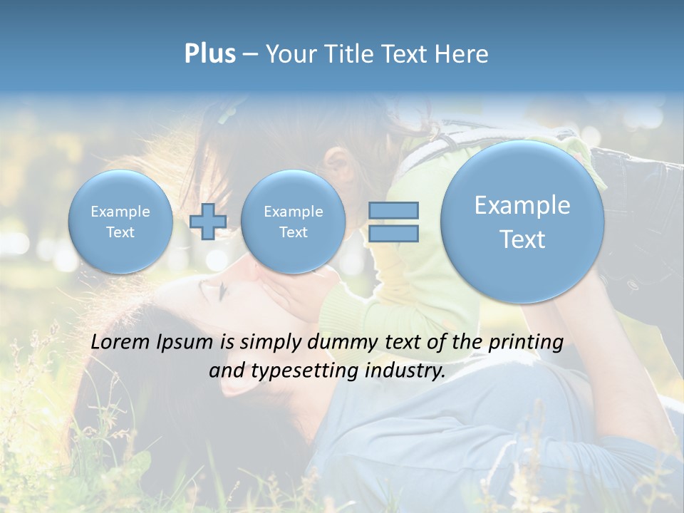 Beautiful Lifestyle Joy PowerPoint Template