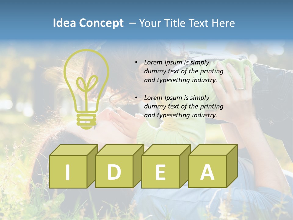 Beautiful Lifestyle Joy PowerPoint Template