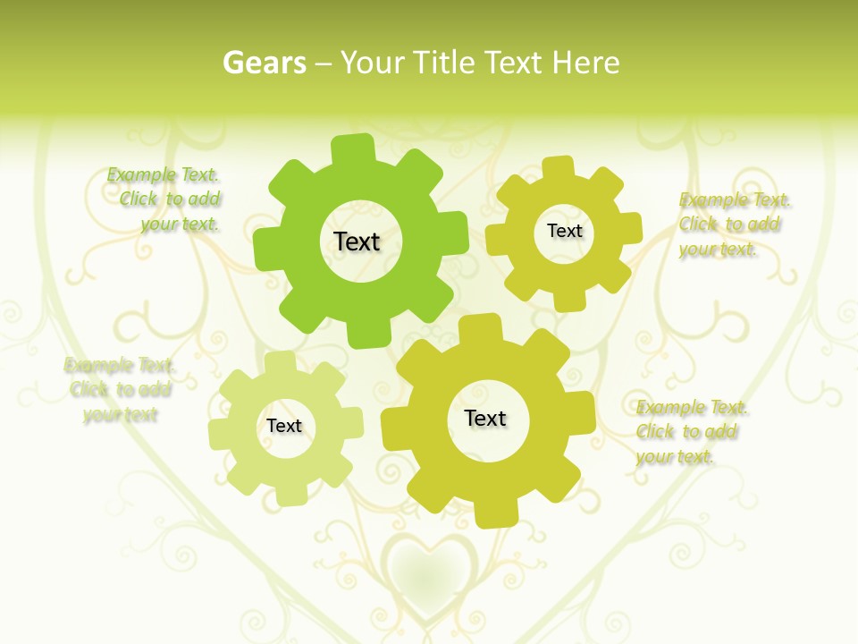 Texture Abstract Silhouette PowerPoint Template