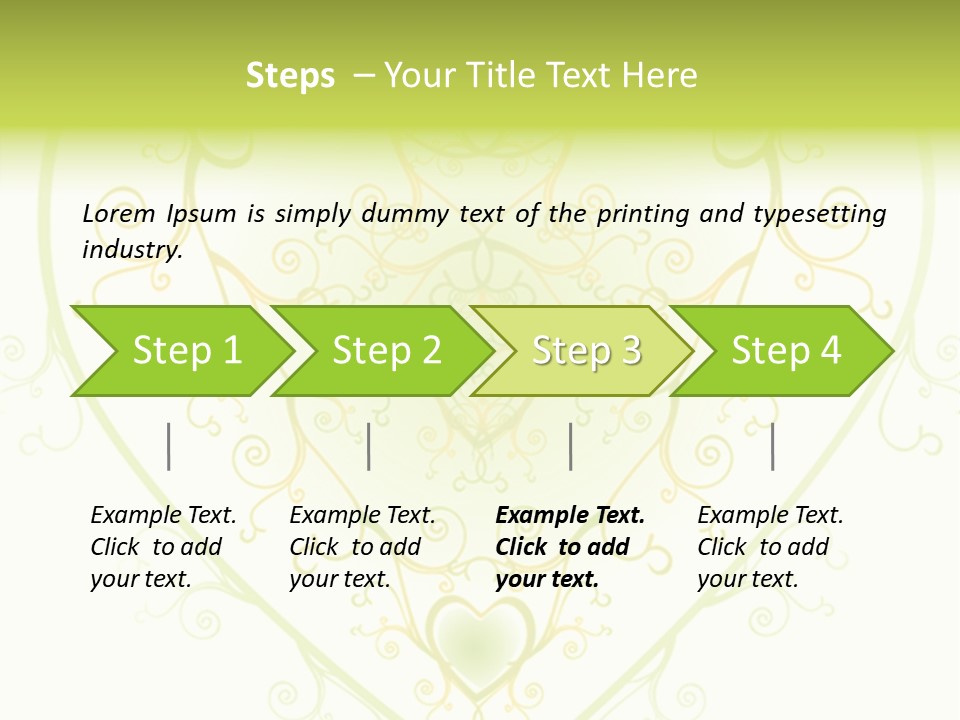 Texture Abstract Silhouette PowerPoint Template