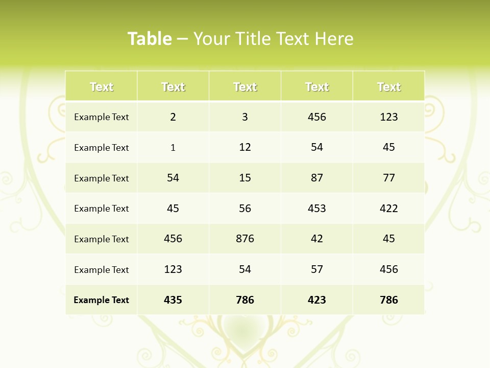 Texture Abstract Silhouette PowerPoint Template