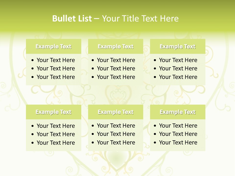 Texture Abstract Silhouette PowerPoint Template