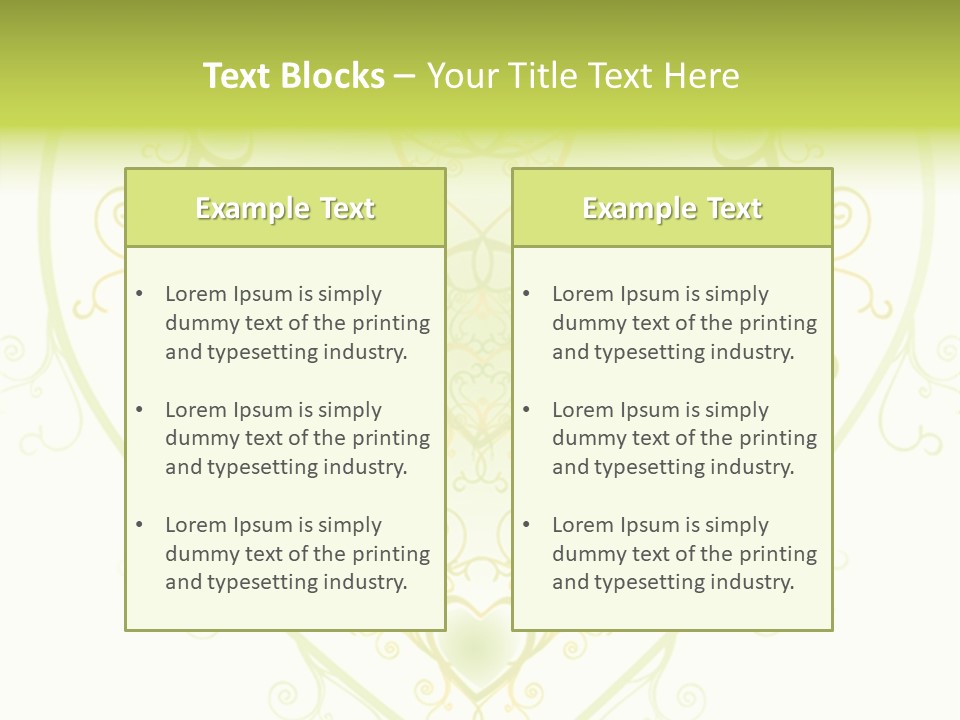 Texture Abstract Silhouette PowerPoint Template