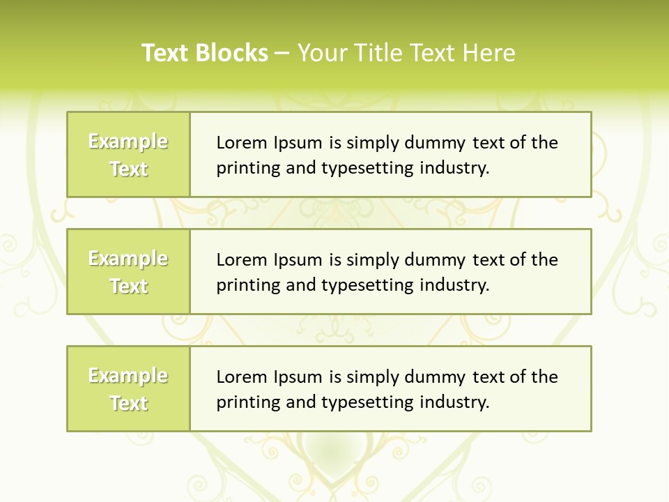 Texture Abstract Silhouette PowerPoint Template