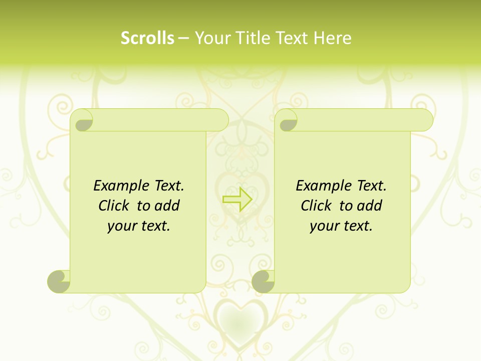 Texture Abstract Silhouette PowerPoint Template