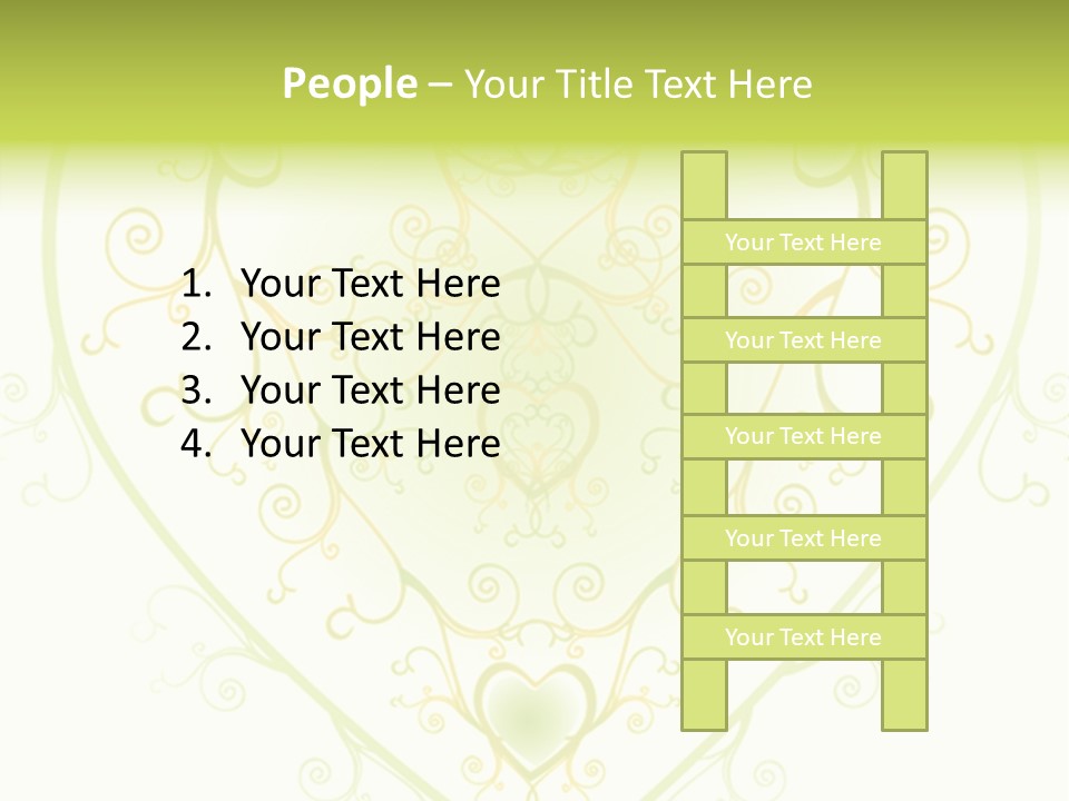 Texture Abstract Silhouette PowerPoint Template