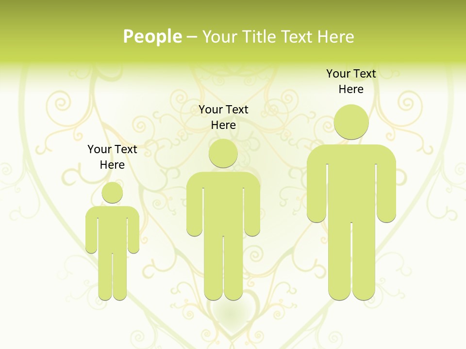 Texture Abstract Silhouette PowerPoint Template