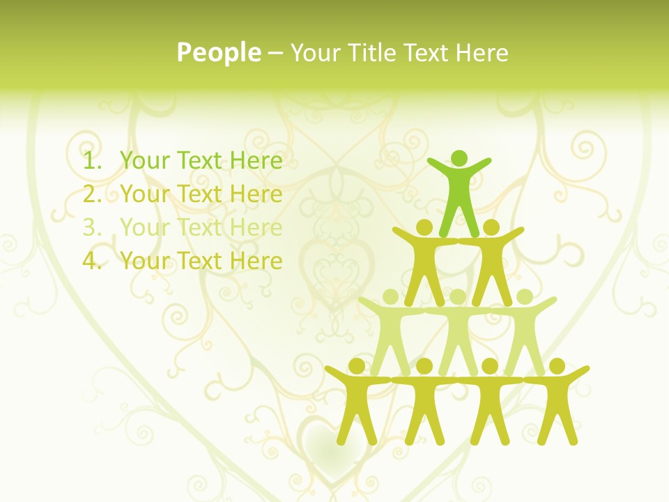 Texture Abstract Silhouette PowerPoint Template