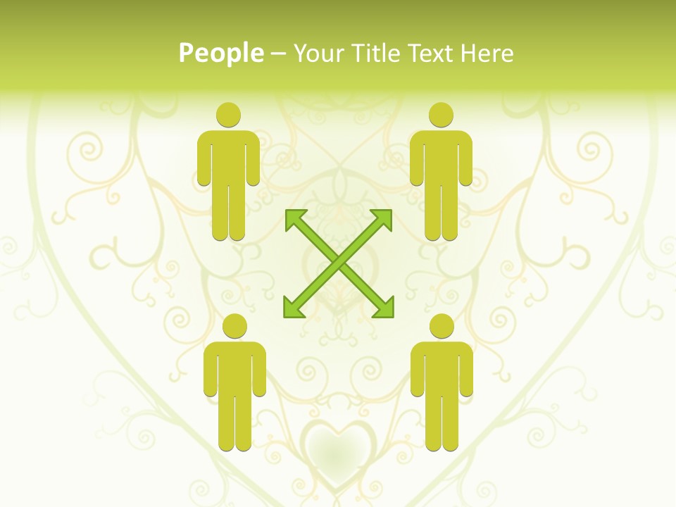 Texture Abstract Silhouette PowerPoint Template