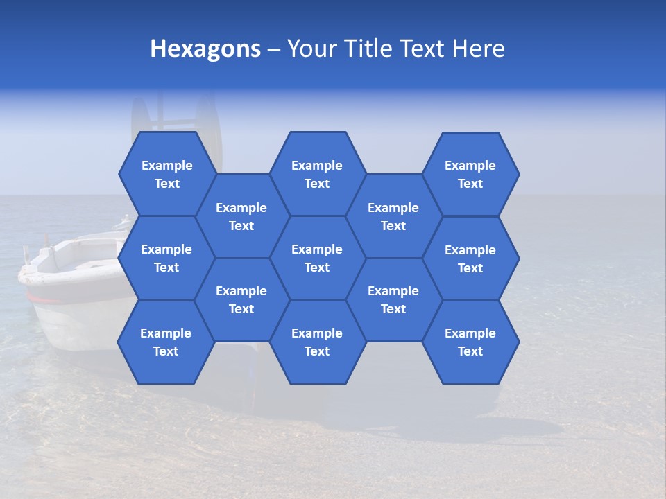 Fishing Blue Nature PowerPoint Template