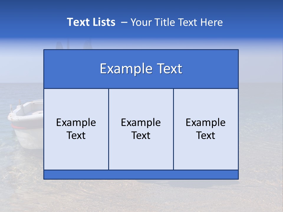Fishing Blue Nature PowerPoint Template
