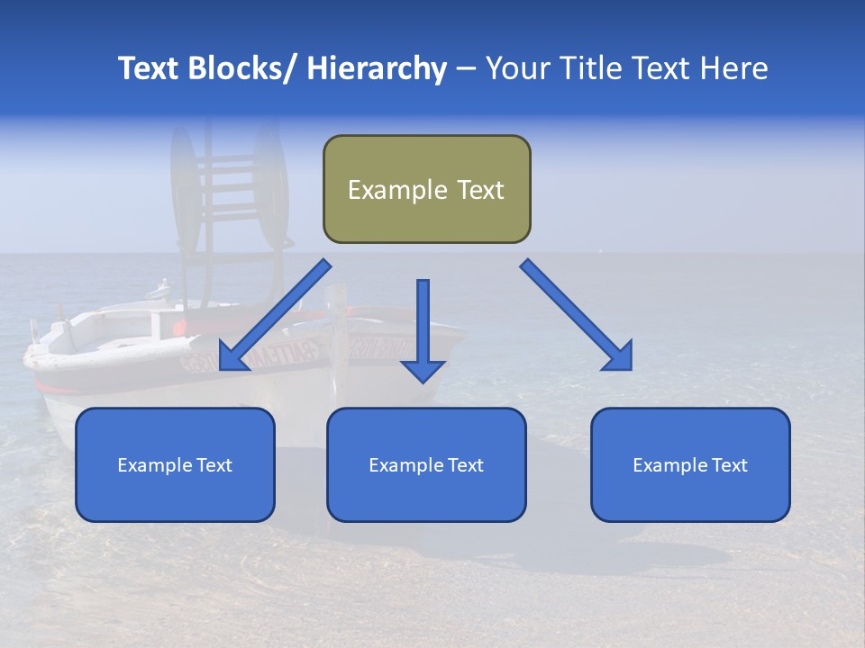 Fishing Blue Nature PowerPoint Template