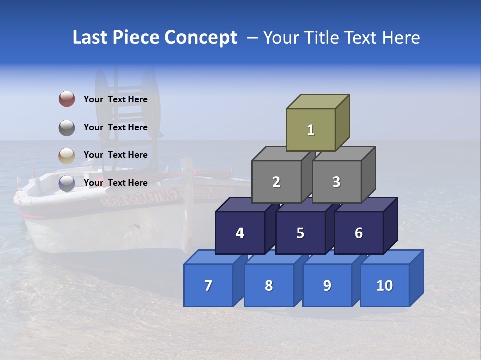 Fishing Blue Nature PowerPoint Template