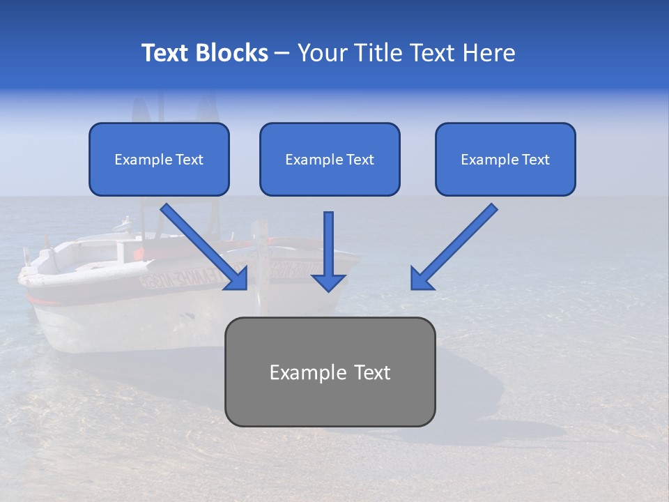 Fishing Blue Nature PowerPoint Template