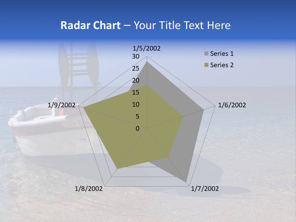 Fishing Blue Nature PowerPoint Template