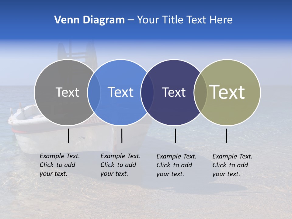 Fishing Blue Nature PowerPoint Template