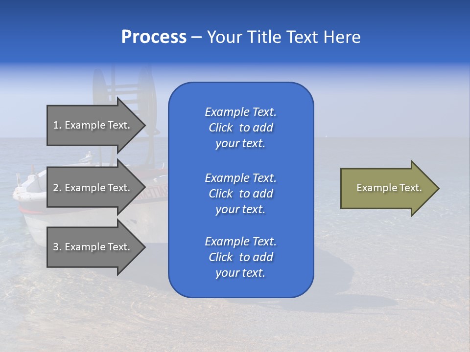 Fishing Blue Nature PowerPoint Template