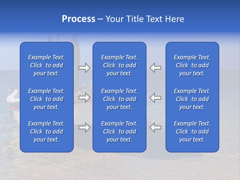 Fishing Blue Nature PowerPoint Template