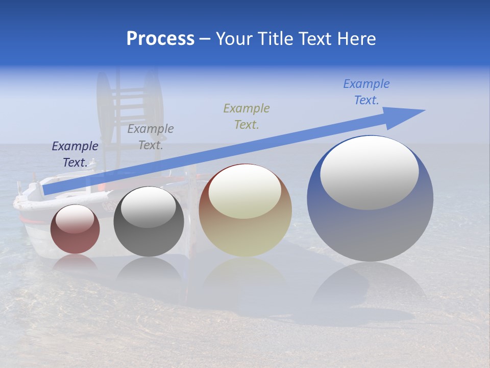 Fishing Blue Nature PowerPoint Template