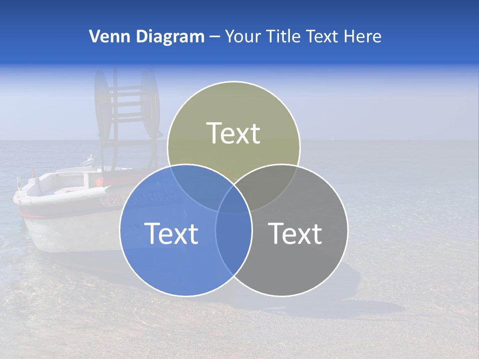 Fishing Blue Nature PowerPoint Template