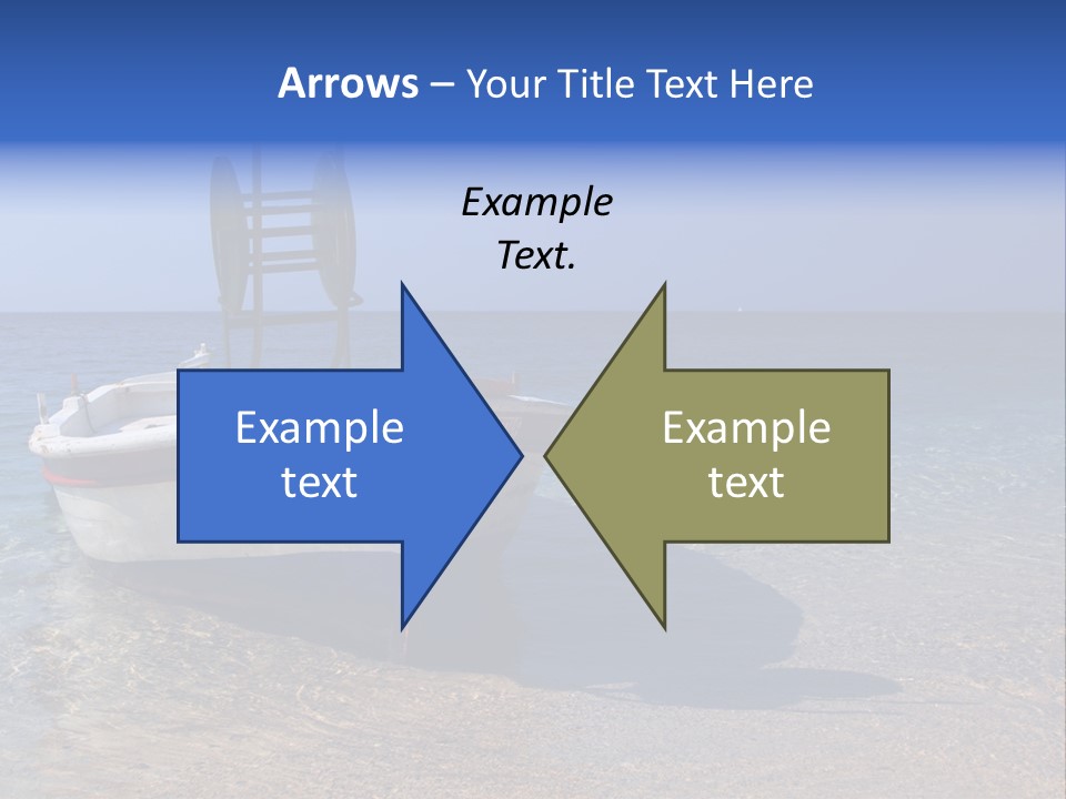 Fishing Blue Nature PowerPoint Template