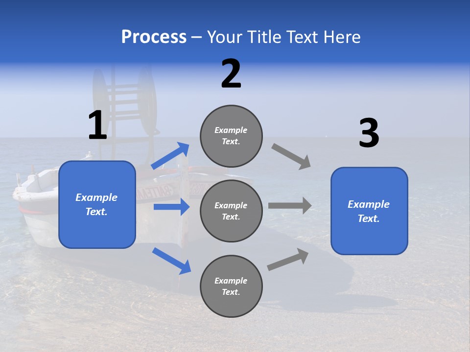 Fishing Blue Nature PowerPoint Template