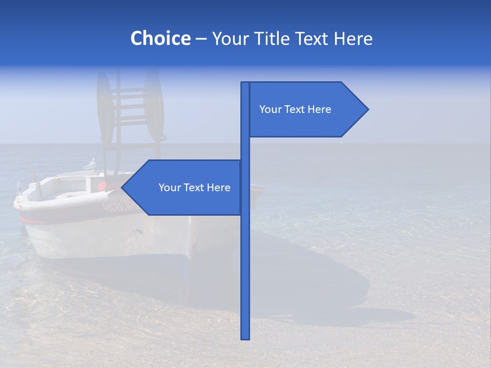 Fishing Blue Nature PowerPoint Template