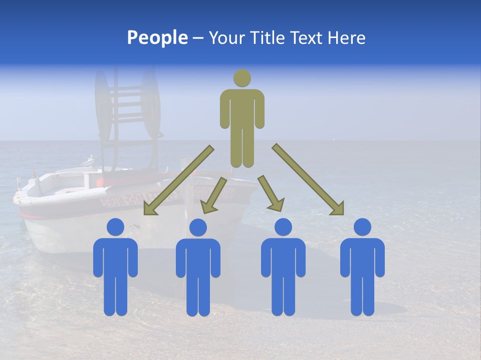 Fishing Blue Nature PowerPoint Template