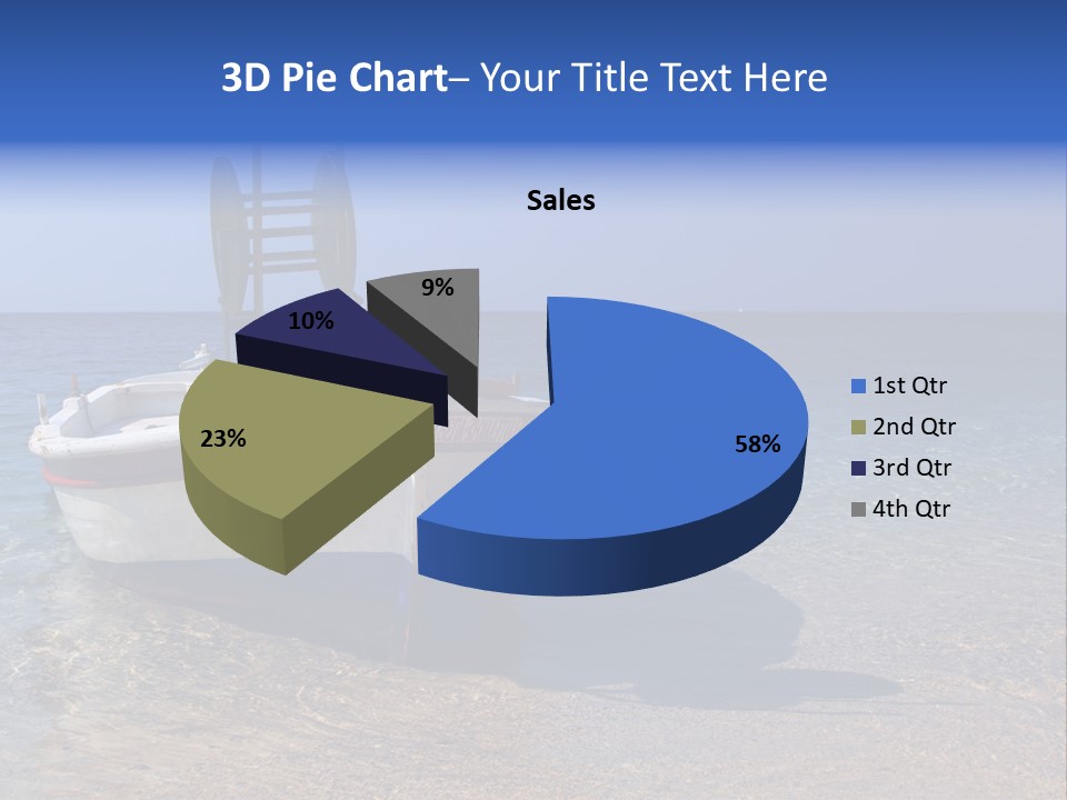 Fishing Blue Nature PowerPoint Template