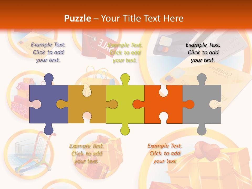 Plastic Vector Clip PowerPoint Template