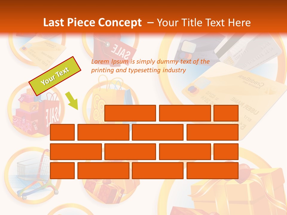 Plastic Vector Clip PowerPoint Template