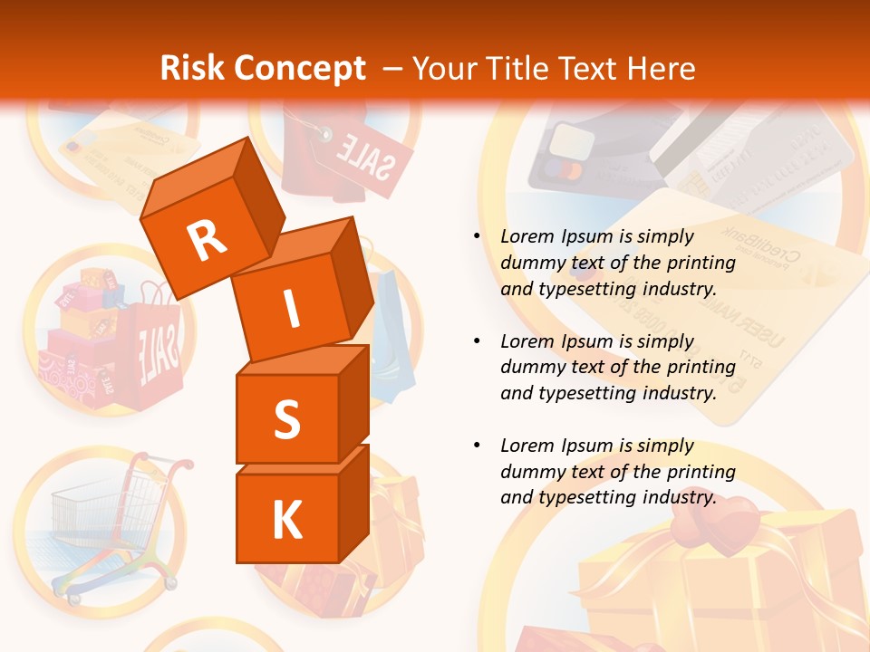 Plastic Vector Clip PowerPoint Template