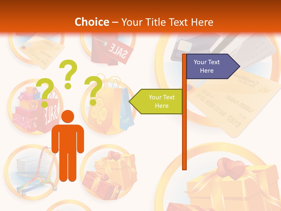 Plastic Vector Clip PowerPoint Template