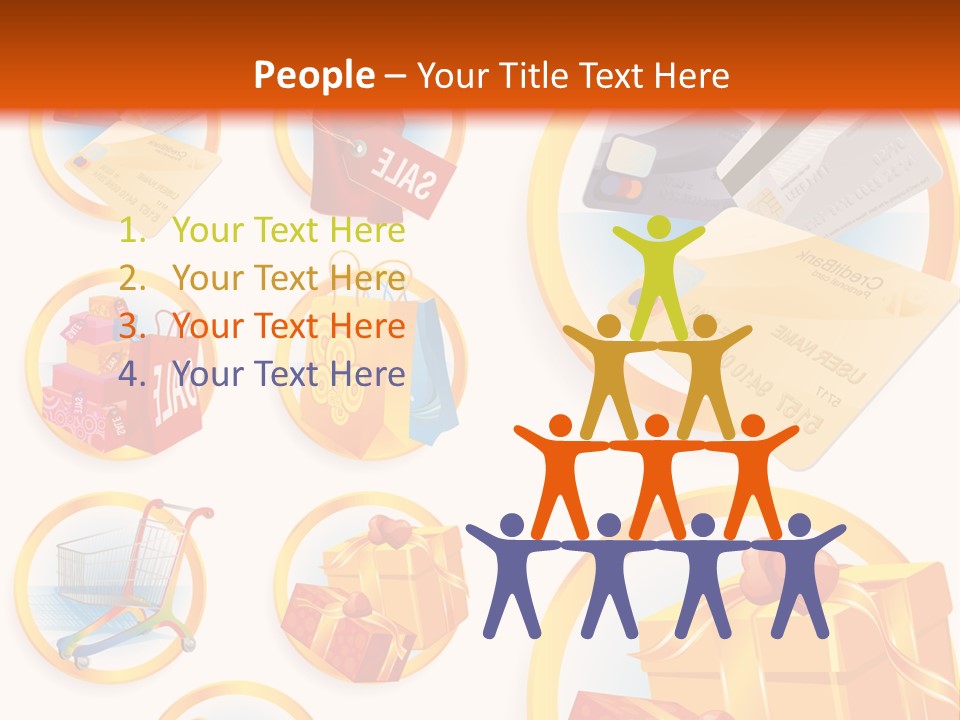 Plastic Vector Clip PowerPoint Template