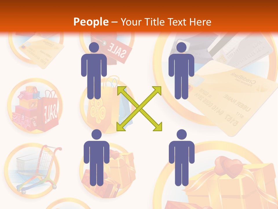 Plastic Vector Clip PowerPoint Template