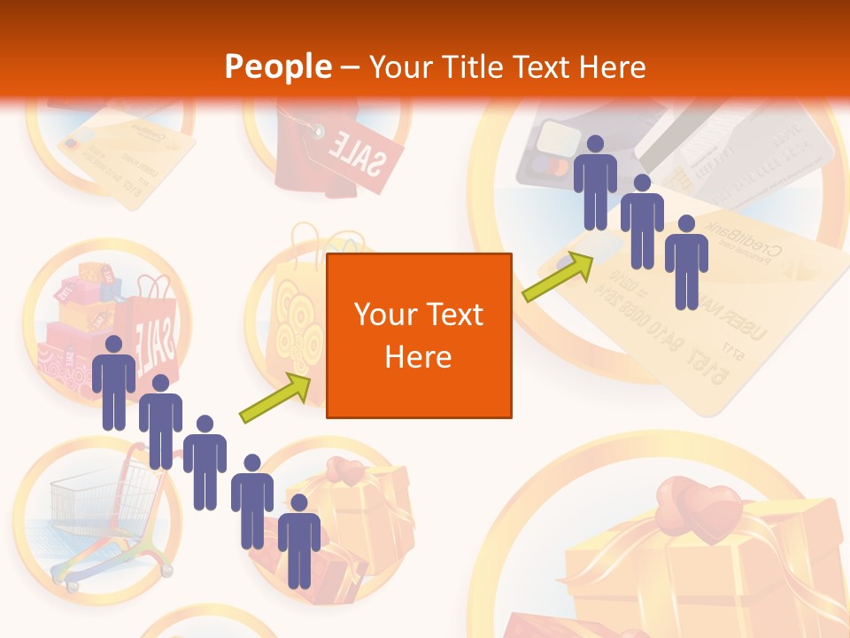 Plastic Vector Clip PowerPoint Template