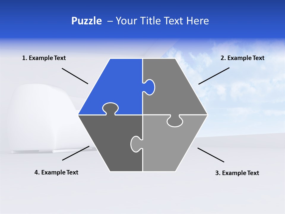 Showcase Apartment Sofa PowerPoint Template