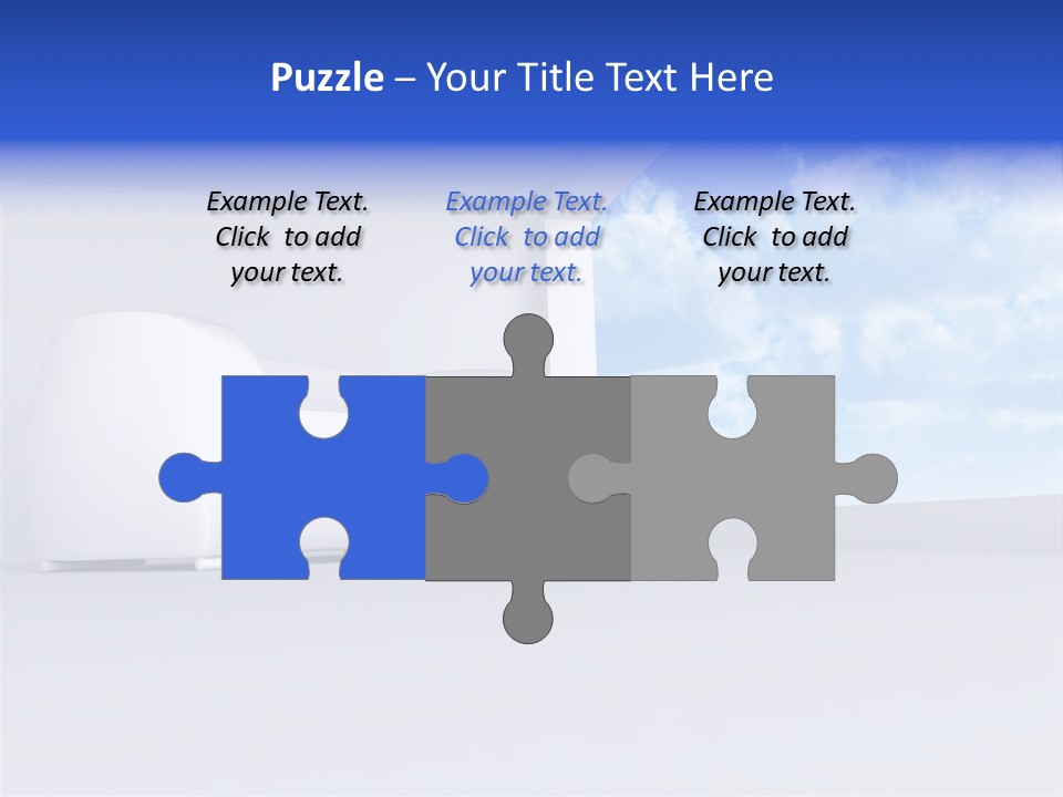 Showcase Apartment Sofa PowerPoint Template