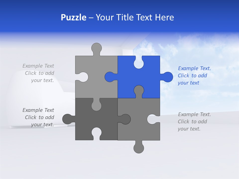 Showcase Apartment Sofa PowerPoint Template