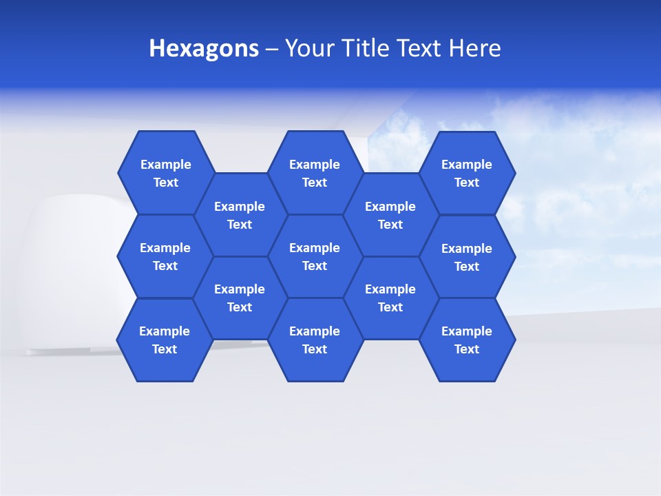 Showcase Apartment Sofa PowerPoint Template