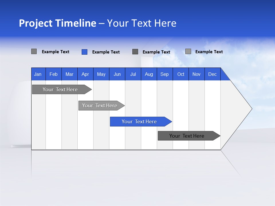 Showcase Apartment Sofa PowerPoint Template