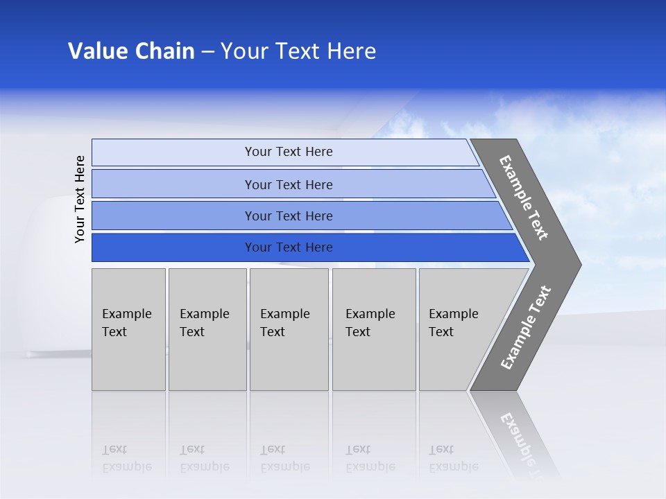 Showcase Apartment Sofa PowerPoint Template