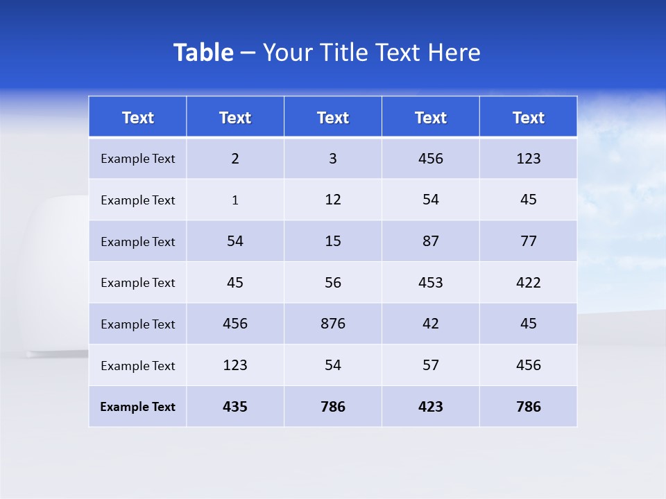 Showcase Apartment Sofa PowerPoint Template