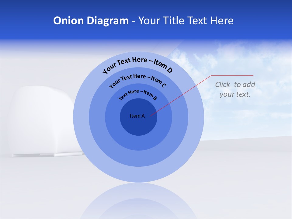 Showcase Apartment Sofa PowerPoint Template