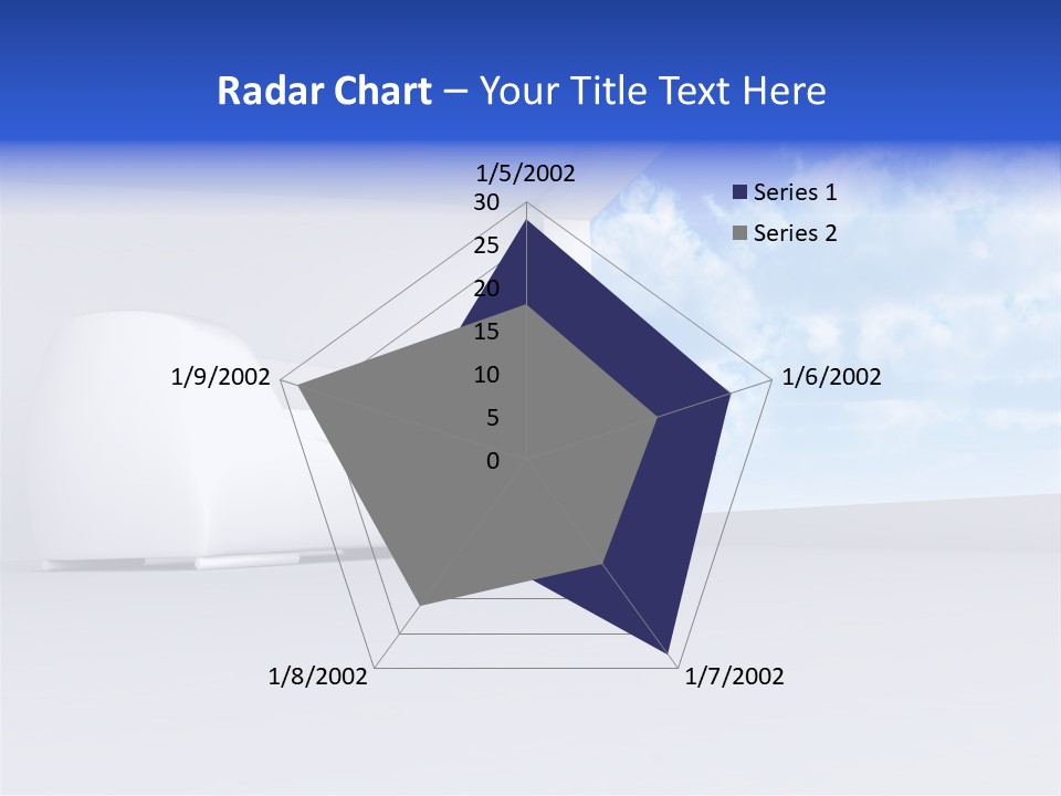 Showcase Apartment Sofa PowerPoint Template