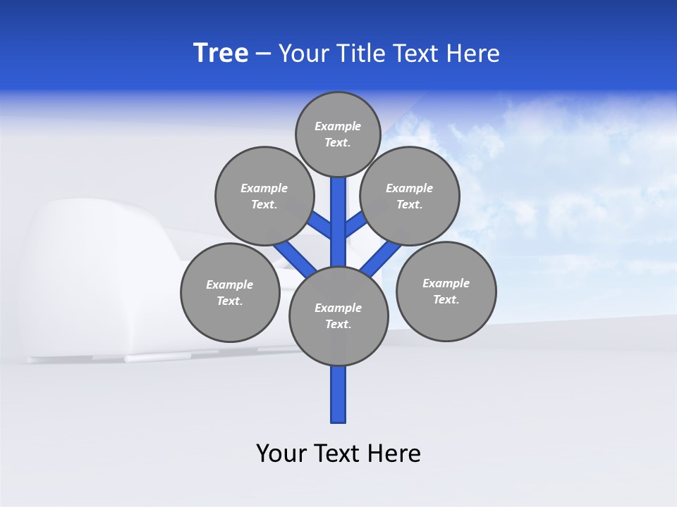 Showcase Apartment Sofa PowerPoint Template