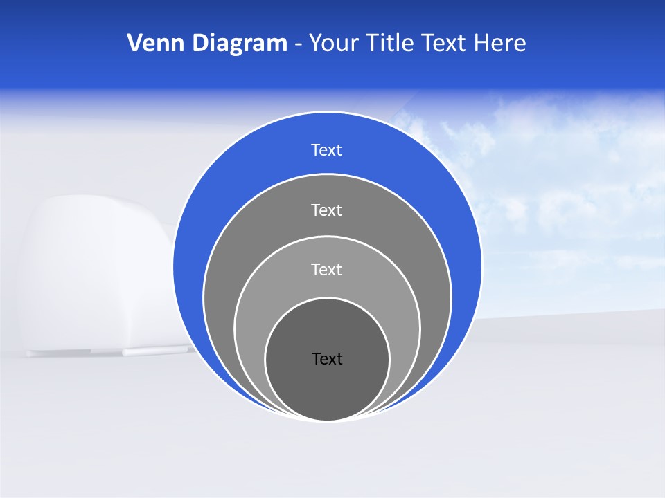 Showcase Apartment Sofa PowerPoint Template