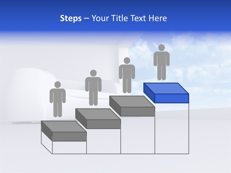 Showcase Apartment Sofa PowerPoint Template